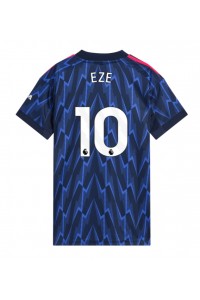 Arsenal Eberechi Eze #10 Fotballdrakt Borte Klær Dame 2025-26 Korte ermer